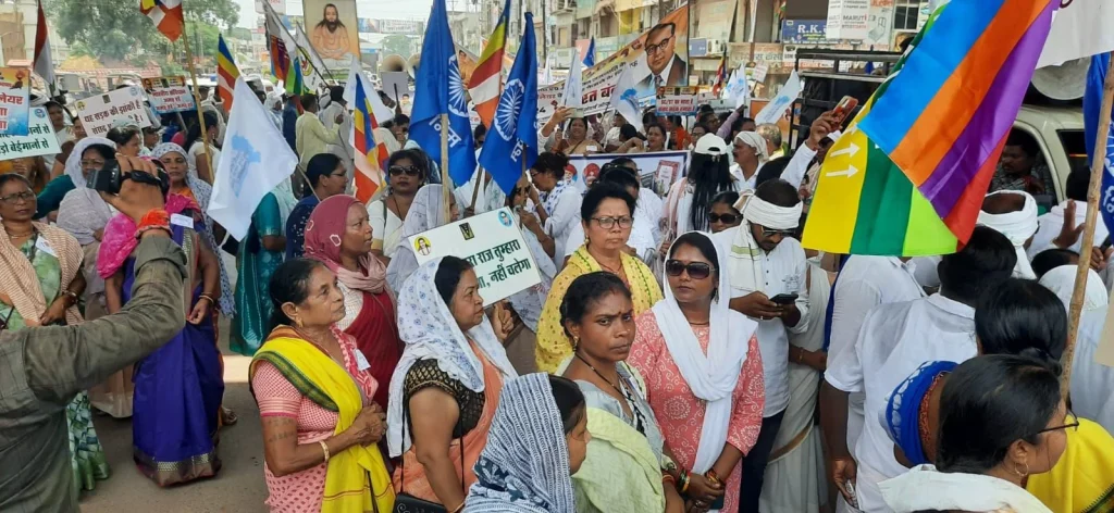 Bharat Bandh: Employees of Bhilai Steel Plant also participated in the rally, read the report on SC-ST reservation, creamy layer