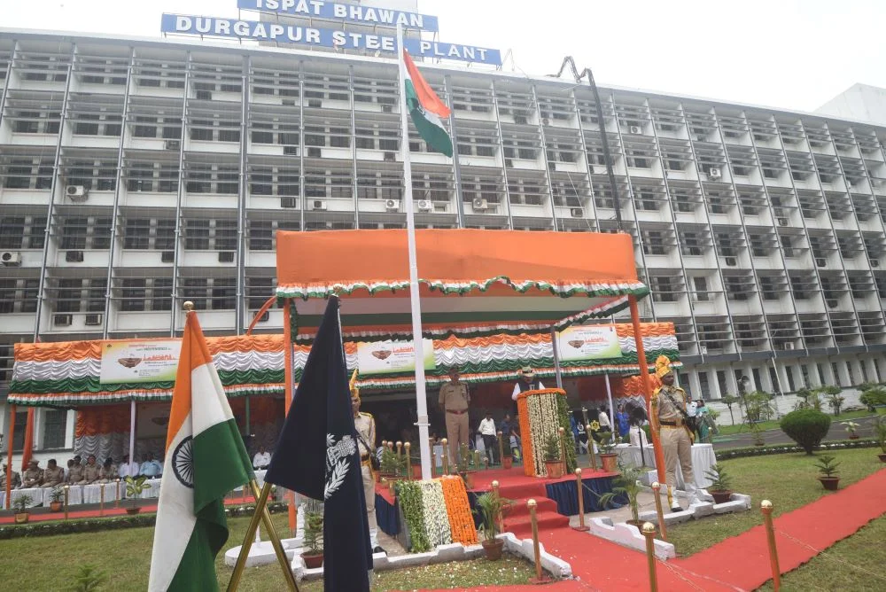 SAIL DSP-ISP: Independence Day of Durgapur Steel Plant became special, martyred employees were remembered like this