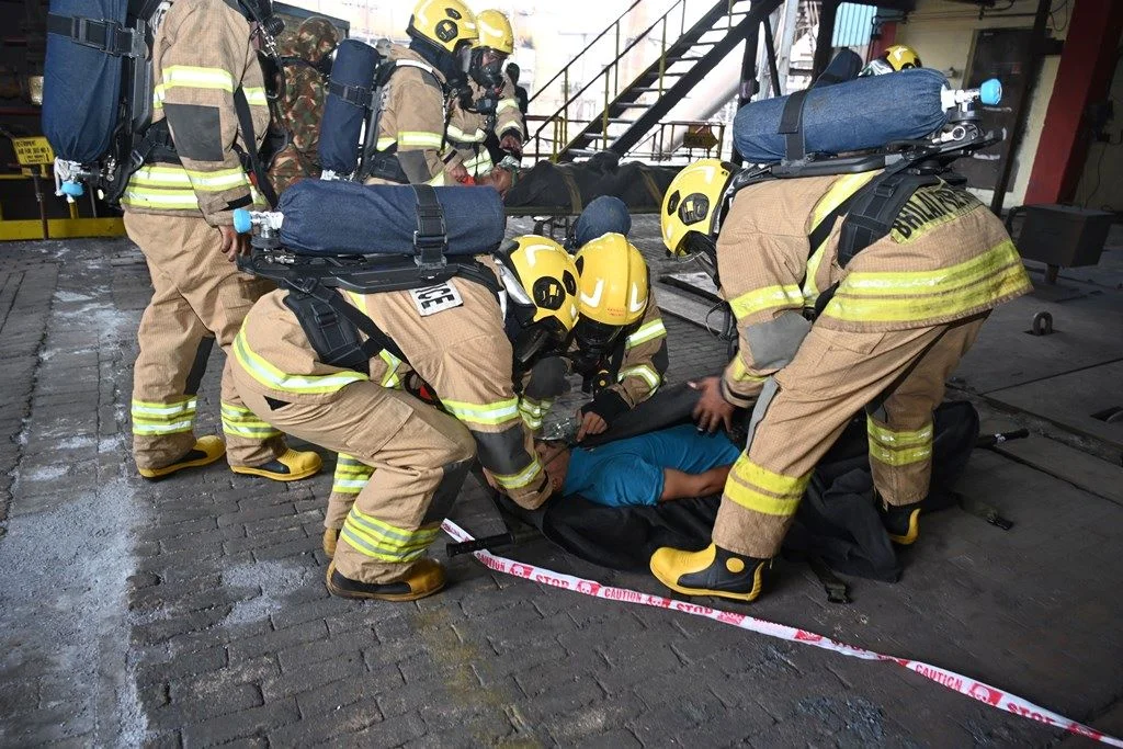 Gas leak in Bhilai Steel Plant, 4 workers fall in mock drill, see horrifying photo