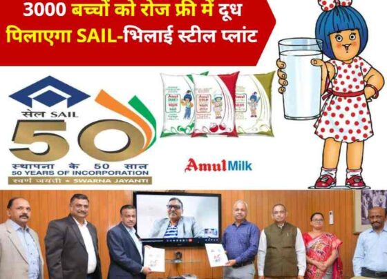 SAIL BSP adopts 3000 children, will provide milk daily