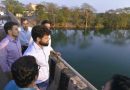 The process of making Durg Shivnath river front started, Collector Pushpendra Kumar Meena arrived to mark the place