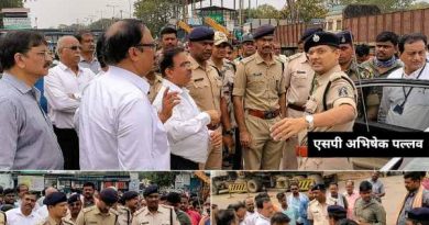 Bhilai Township Traffic System SP Abhishek Pallav changed the traffic system of Boria Gate with BSP officers, ban on these vehicles 1