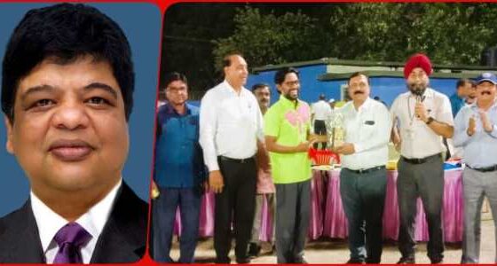 Director Incharge Trophy Inter Alumni Tennis Ball Cricket Tournament Final on 25th between Andhra University and IIMM