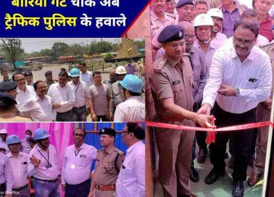 Districts first traffic police post at BSP Boria Gate, FIR will be written