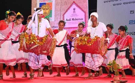Rourkela Steel Plant decorated the stage for adivasi mahotsav-2023, artists showed talent