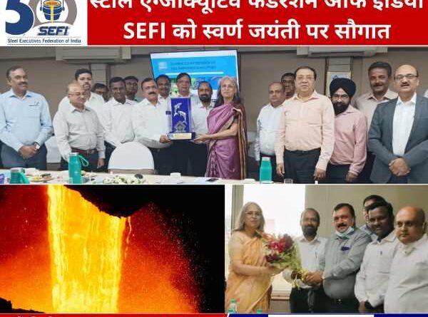 SEFI Logo-Website Launch SAIL Chairman Soma Mandal gave a big gift to the officers of SAIL, RINL, MECON, NMDC, Nagarnar Steel Plant before retirement