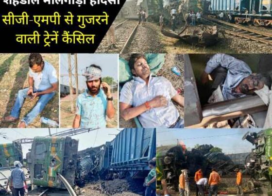 Shahdol train accident created ruckus, loco pilot died, trains canceled till these states with CG-MP, passengers brought by bus