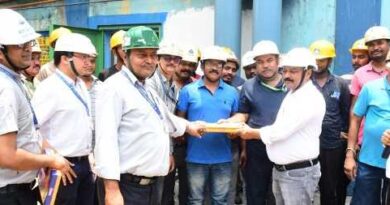 Rourkela Steel Plant created a record again, ED Works among the workers arrived with a box of sweets