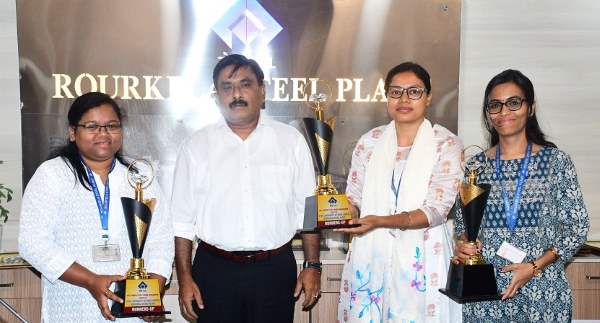 Team of personnel of SAIL Rourkela Steel Plant won Director Incharge Trophy, got prize in thousands