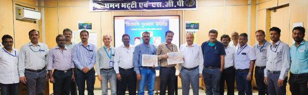 Workers of Blast Furnace of Bhilai Steel Plant got Shiromani Award