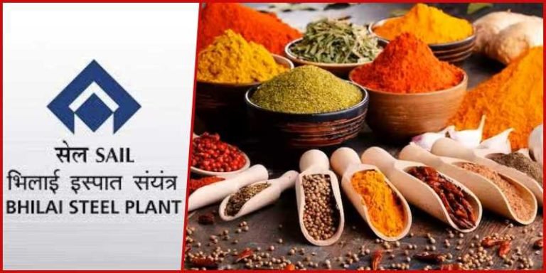 Bhilai-Steel-Plant-Spice-counter-opened-in-Ispat-Bhawan-sale-of-hot-spices-and-all-types-of-flour-started