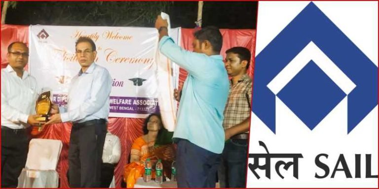 IISCO-Burnpur-Steel-Plant-Awarded-by-Diploma-Engineer-Association-for-becoming-Junior-Officer