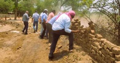 Illegal brick kiln on 12 acres of BSP land, action on 4 encroachers, construction demolished