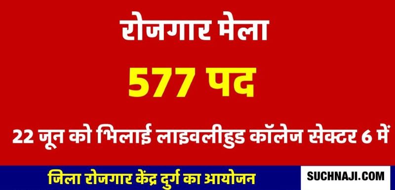 Job News: 577 पदों के लिए 22 जून को रोजगार मेला, आंगनबाड़ी कार्यकर्ता व सहायिका भर्ती का आवेदन 5 जुलाई तक