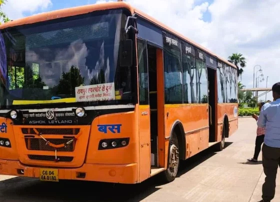 AC-BUS-Reach-airport-from-Durg-in-Rs-100_-from-Raipur-city-in-Rs-40_-know-bus-timings