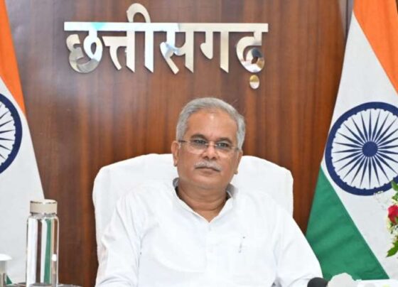 Big Breaking CM Bhupesh Baghel big announcements, 4% additional DA to 5 lakh workers, salary of contract workers increased by 27%