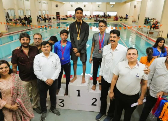 Chhattisgarh State Swimming Competition Bhilai Steel Plant champion in sub junior, Bilaspur captured in junior category