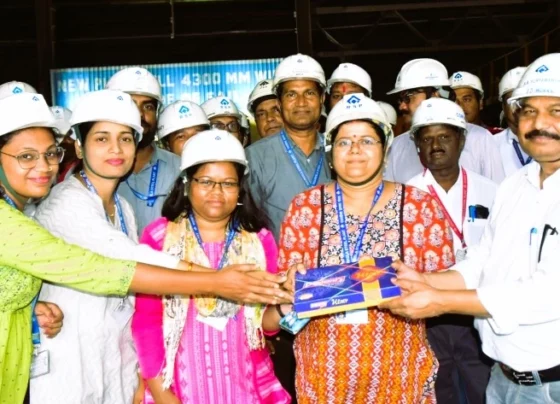 SAIL Rourkela Steel Plant: Quantum leap in plate production, ED Works SR Suryavanshi arrived with sweets