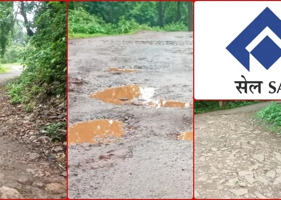 Serious-allegations-on-SAIL-Valley-road-connecting-Jharkhand-with-Odisha-will-take-lives