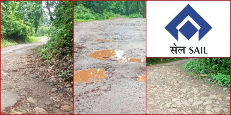 Serious-allegations-on-SAIL-Valley-road-connecting-Jharkhand-with-Odisha-will-take-lives