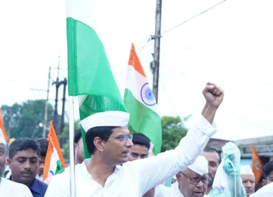 15 August 2023 76 kilometer tricolor procession on 76th Independence Day in Bhilai