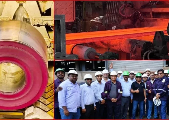 NMDC Nagarnar Steel Plant joins league of Indian steel producers, starts production of HR coil, creates history in Bastar