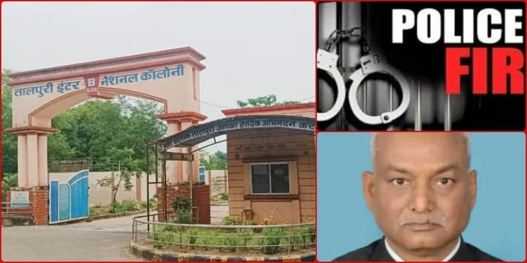 Uproar-again-in-Talpuri-International-Colony-Sunil-Chaurasia-reached-the-police-station-to-file-an-FIR-on-the-threat