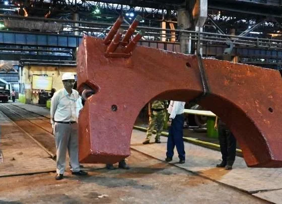 Bokaro Steel Plant made cooling plate of blast furnace tap hole of Durgapur Steel Plant, time saved of 6 months