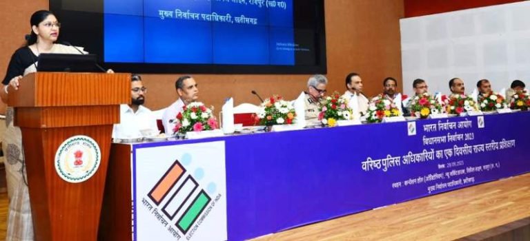 CG-Elections-2023-Police-ready-to-take-command-of-assembly-elections-senior-police-officers-got-the-mantra