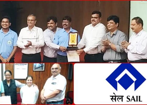 Officers and employees of Bhilai Steel Plant received the award in Behavior Intervention