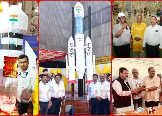 Vishwakarma Puja Presence of MP, MLA and Director Incharge in the temples of SAIL plant, Lord Vishwakarma seated in Chandrayaan of BSP-RSP, faith fair in BSL also