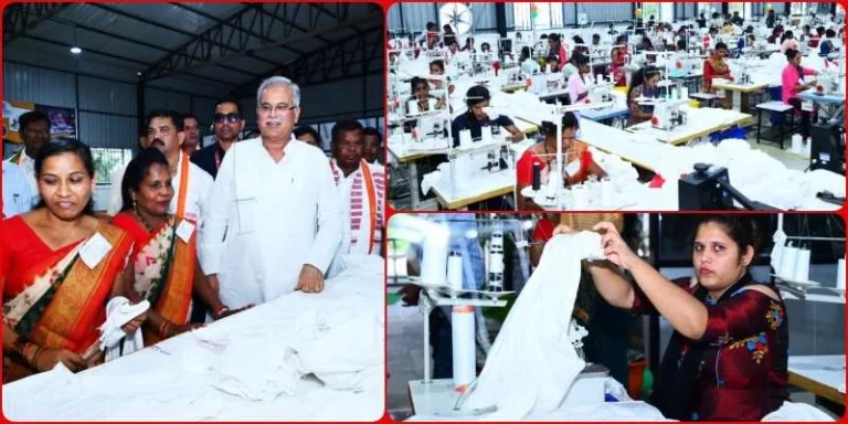 Women-take-command-of-garment-factory-worth-Rs-6-crore-90-lakh-in-Naxal-affected-area-Bijapur-CM-Baghel-flagged-off-3