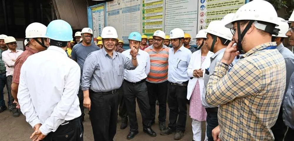 Bhilai Steel Plant के मर्चेंट मिल और BRM ने रचा नया कीर्तिमान, बधाई देने पहुंचे DIC