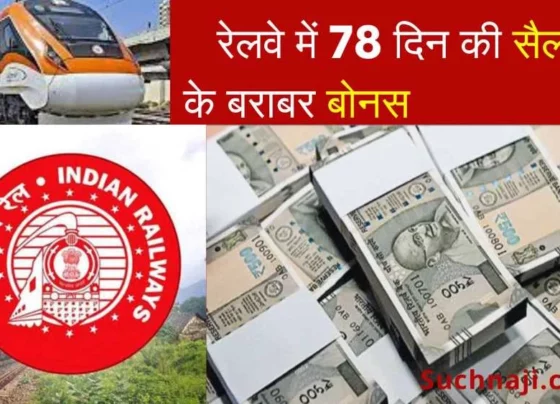 Railway Bonus: Bonus equal to 78 days salary declared, Rs 1968.87 crore approved