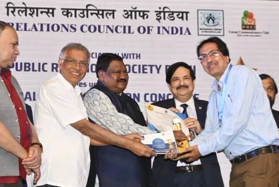 SAIL RSP Senior Manager receives Chanakya Award 2023 for excellence in communication