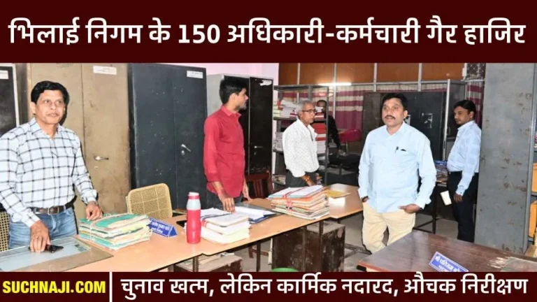 Assembly-elections-are-over-but-officers-and-employees-are-not-returning-to-Bhilai-Municipal-Corporation-headquarters-150-absent-1