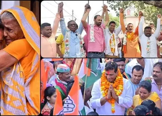 Believed in the yatra of MLA Devendra Yadav, left BJP and became a Congressman