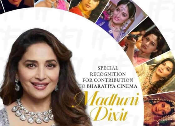 54th IFFI 2023 in Goa: Madhuri Dixit honored at 54th IFFI 'for making a special mark in Indian cinema'