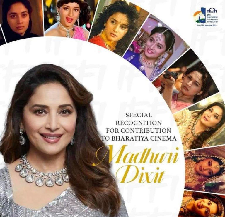 Madhuri-Dixit-honored-at-54th-IFFI-for-making-a-special-mark-in-Indian-cinema