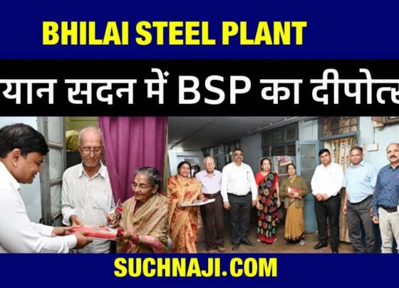 Support of Bhilai Steel Plant even after job, ED P&A celebrated Diwali with elders at Siyan Sadan