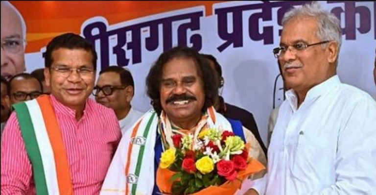 Big-Breaking-Former-BJP-leader-Nandkumar-Sai-now-disillusioned-with-Congress-resigns