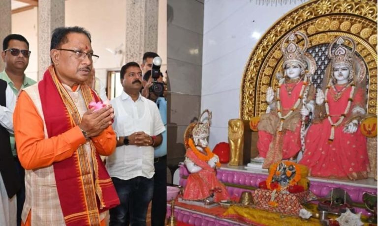 Chhattisgarh-Chief-Minister-Vishnu-Dev-Sai-reached-the-doorstep-of-Lord-Ram-1