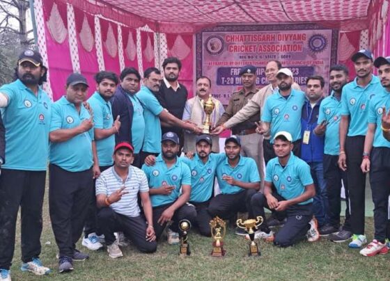 Madhya Pradesh captures Friendship Cup Divyang T20 series, defeats CG by 32 runs