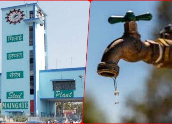 BSP will stop water supply in half the sector of Bhilai Township on this day, read the reason