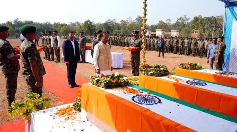 Chhattisgarh-Naxalite-attack-CM-arrives-to-give-last-salute-to-martyred-soldiers