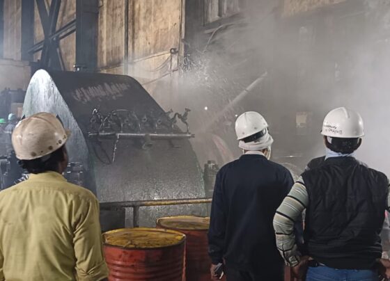 Horrific accident at SAIL Bokaro Steel Plant, fire created chaos