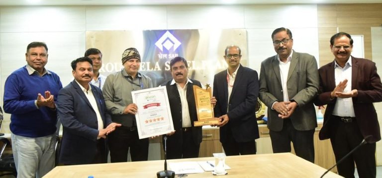 Rourkela-Steel-Plant-receives-CII-ENCON-award-from-Babul-Supriyo