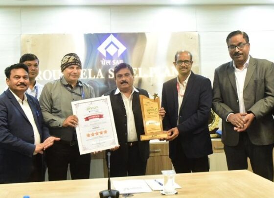 Rourkela Steel Plant receives CII ENCON award from Babul Supriyo