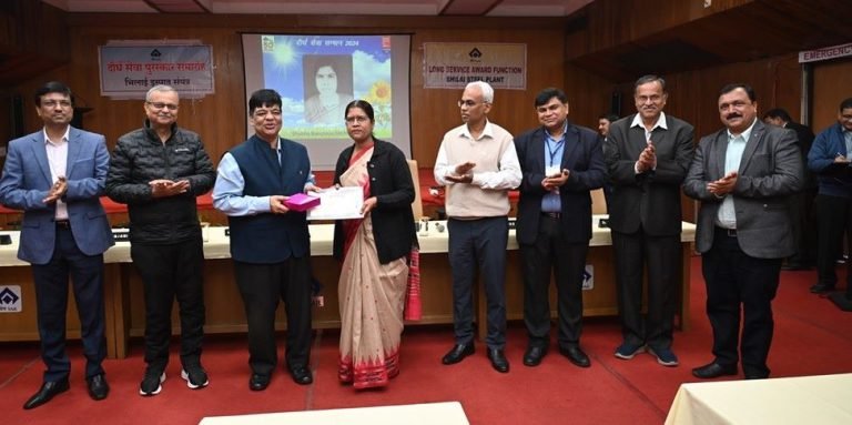SAIL-Foundation-Day-2024-666-BSP-employees-honored-with-long-service-award