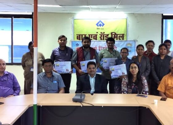 BSP BRM officers and employees received Shiromani Award
